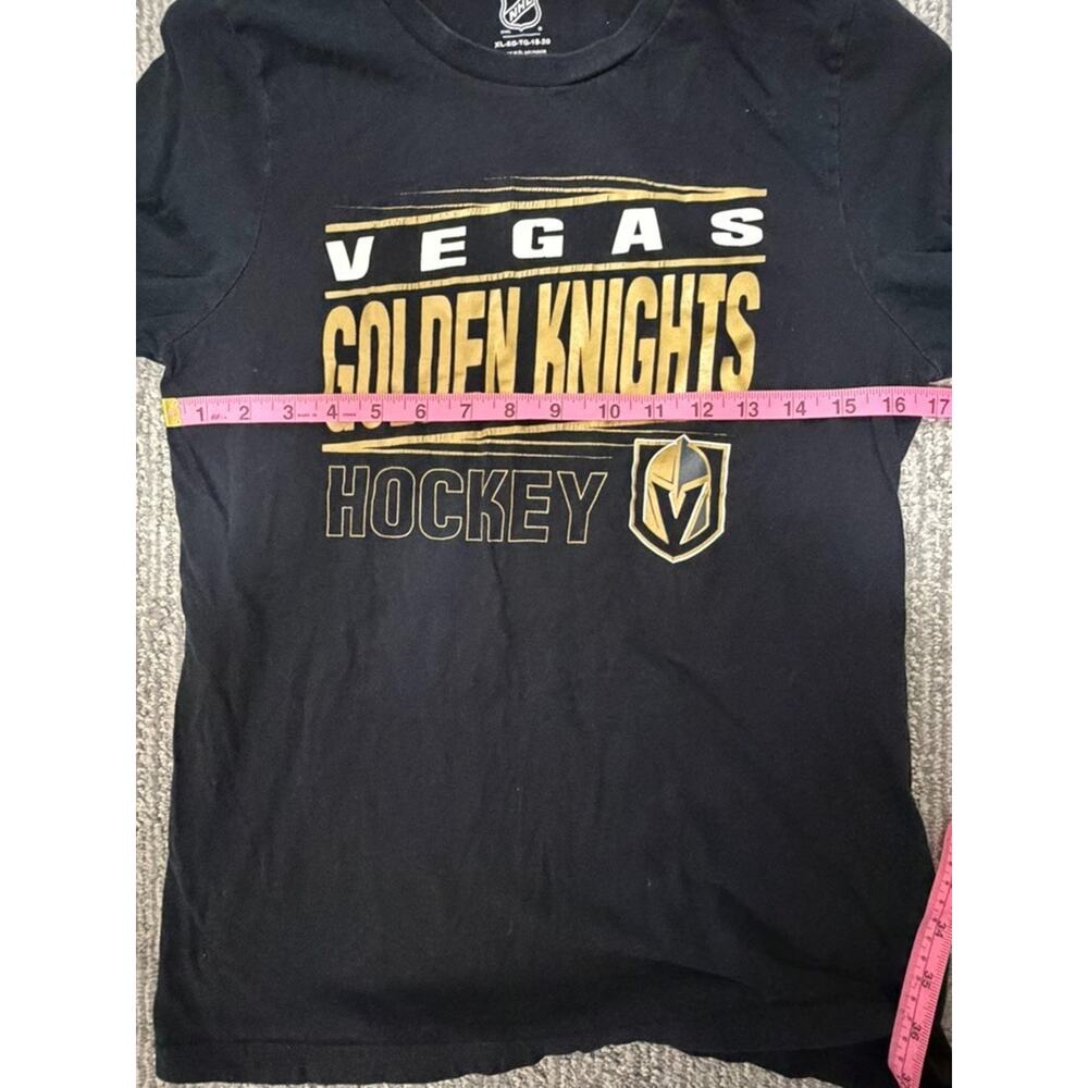 Vegas Golden Knights Youth XL T Shirt NHL Hockey‎ Black Graphic Tee 18-20 - Picture 6 of 6